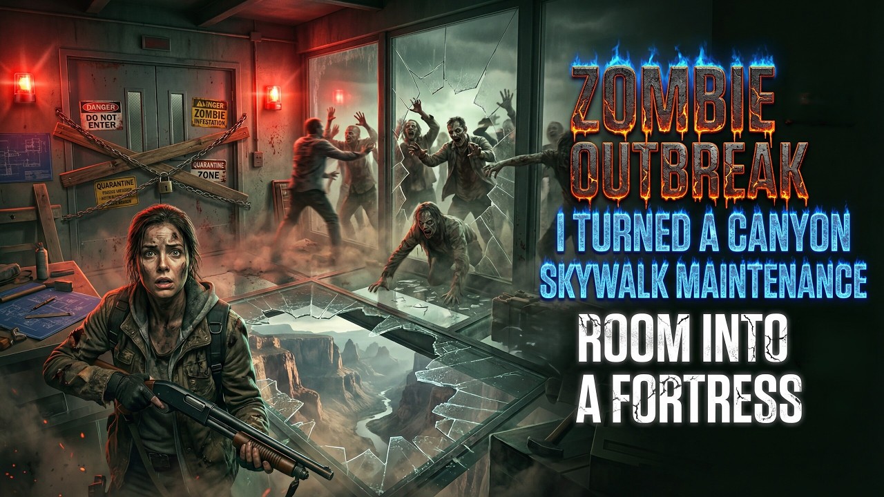 ZOMBIE OUTBREAK: I Turned a Canyon Skywalk Maintenance Room Into a Fortress