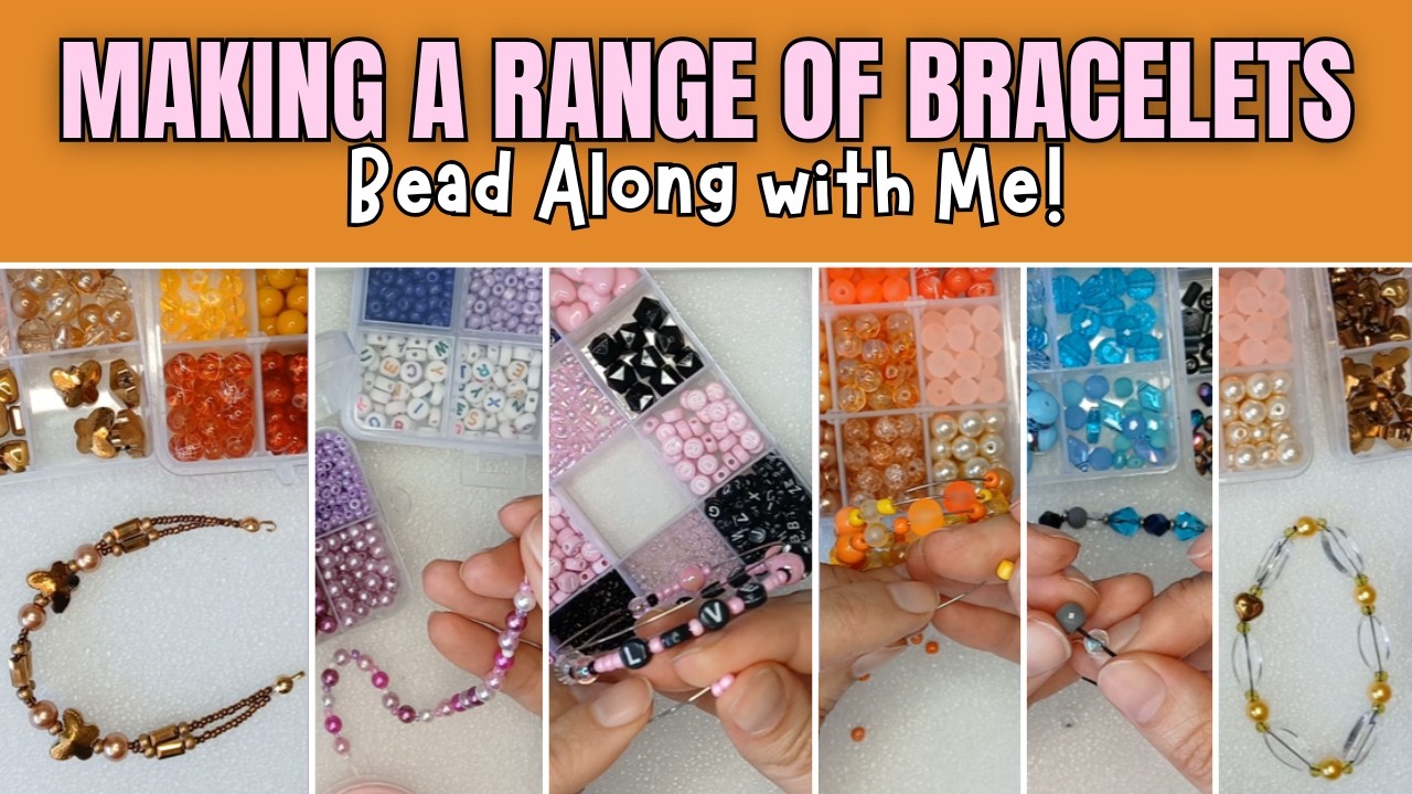 Big Beading Session - Making a Range of Bead Bracelets Styles (in collaboration with Pandahall)