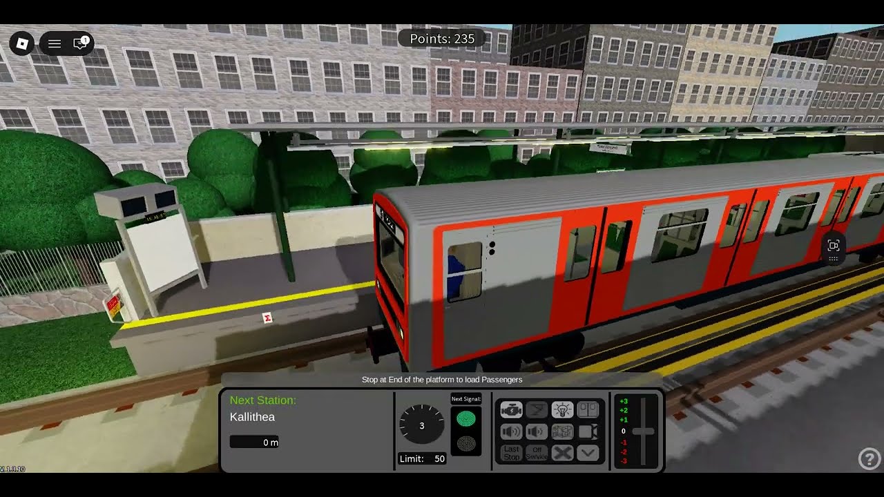 Playing Roblox Metro Transport Line 1 Driver Mode Day 2 #gamerroblox2743 #robloxgamer749 #roblox