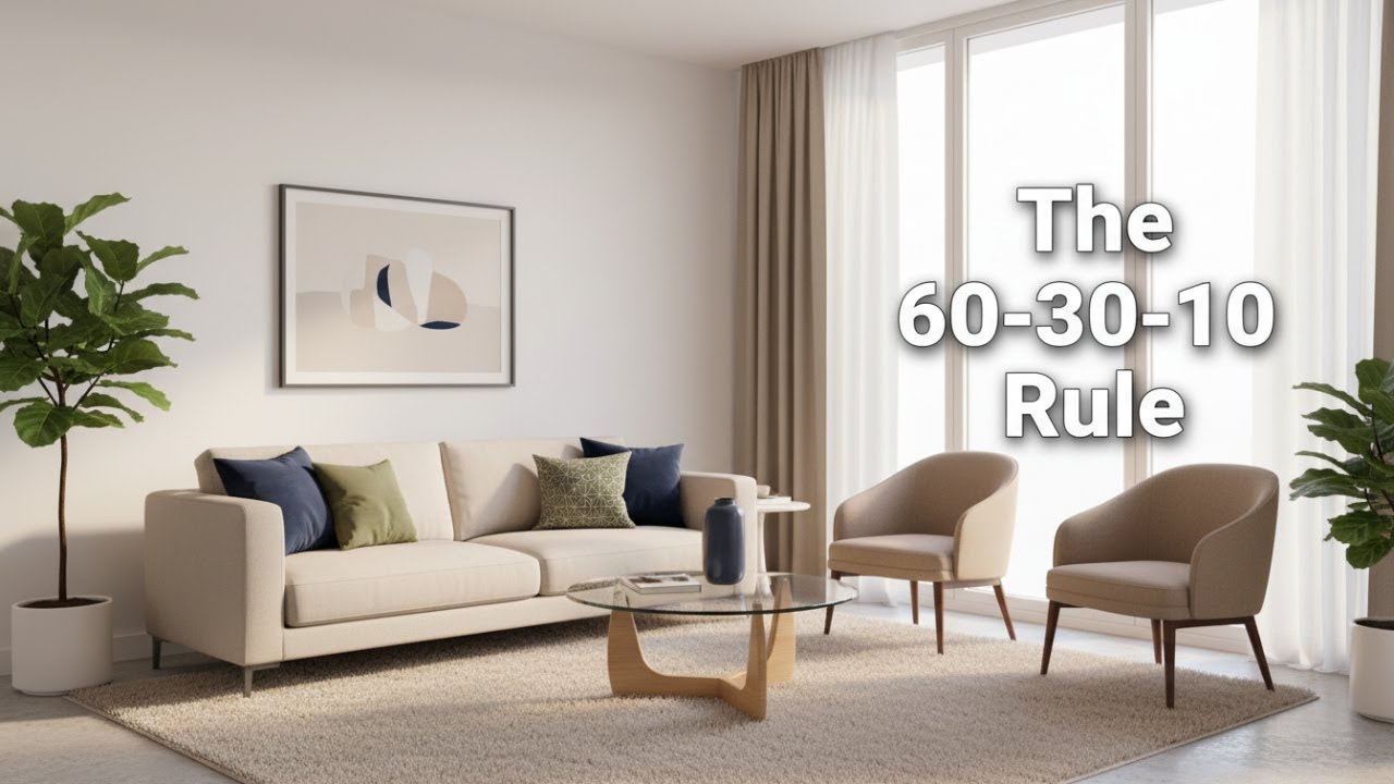 Interior Designers SWEAR by This 60-30-10 Rule!