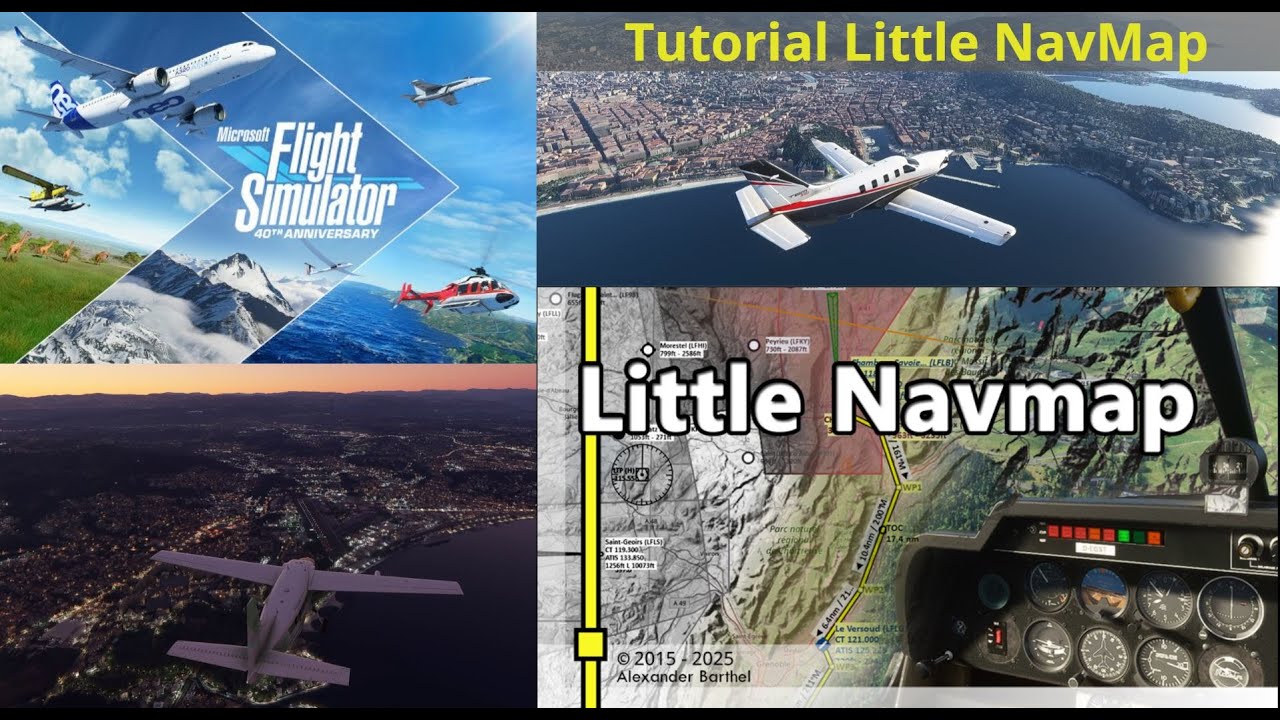 Con Little NavMap volamos Genova-Niza