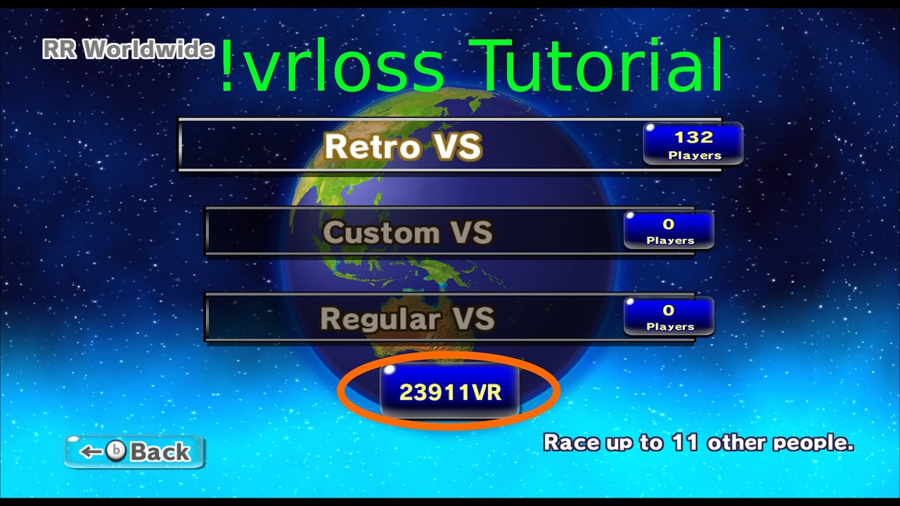 How to change your VR value in MKW Retro Rewind (!vrloss tutorial)