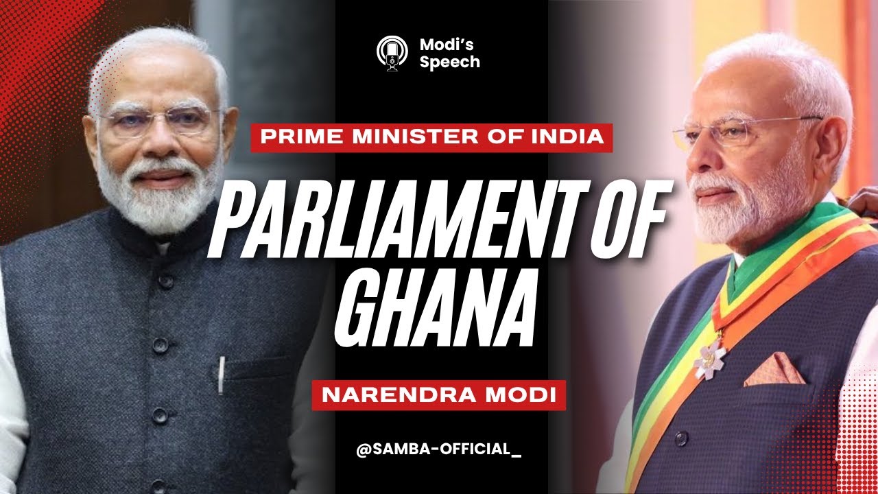 PM Modi&rsquo;s Powerful Speech in Ghana | Learn English with Real Speeches