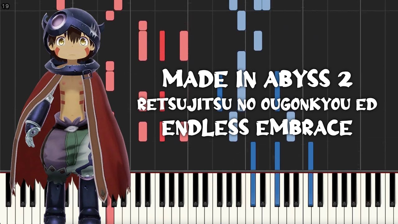 Made in Abyss Season 2: Retsujitsu no Ougonkyou Ed - Endless Embrace (Piano Tutorial & Sheet Music)