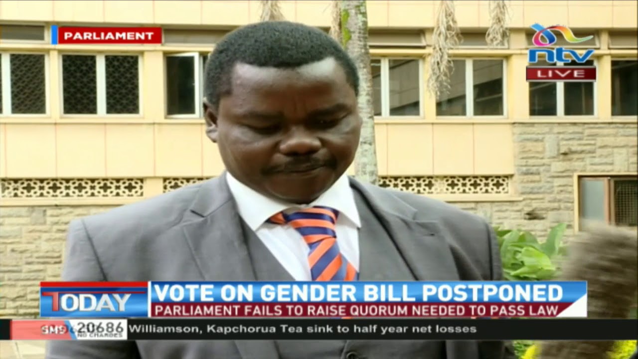 Ainabkoi MP William Chepkut on why the gender bill vote flopped