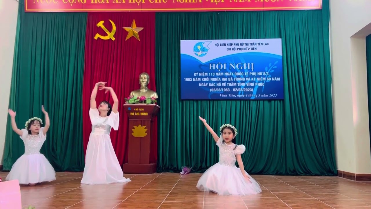 Vũ đoàn Hoa Mai- Múa 8/3 Mẹ Yêu Ơi bản 3 mẹ con- @diupham3098