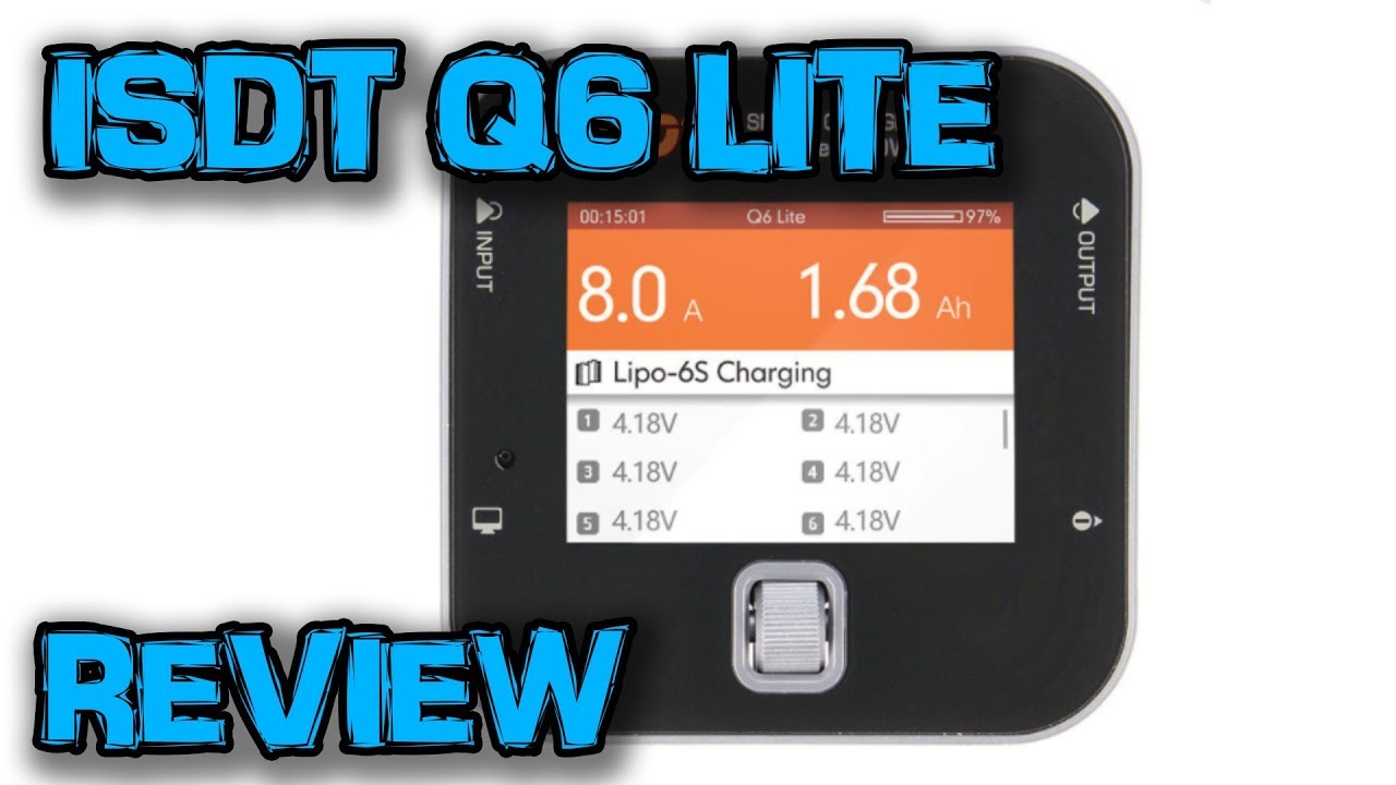 REVIEW do carregador ISDT Q6 Lite para baterias LIPO