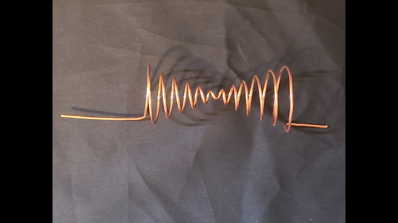 Making double Fibonacci coil using 3D printed jig.
