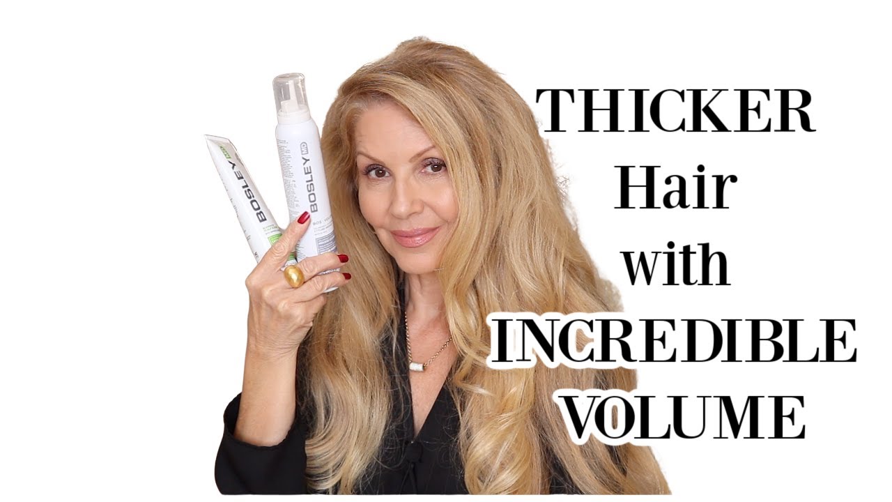 THINNING HAIR | THICKER HAIR | INCREDIBLE VOLUME |#thisis60