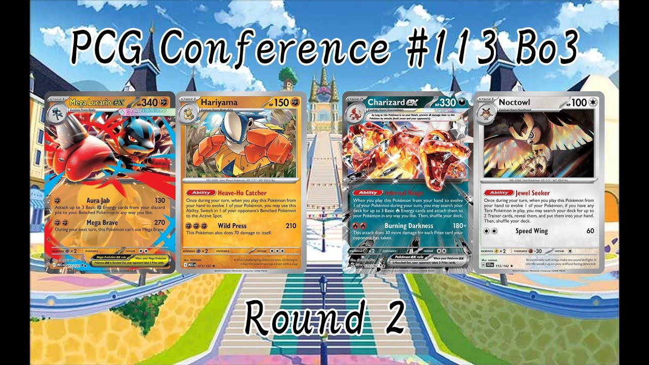 PCG Conference 113 Bo3 [R2] Mega Lucario vs Charizard Noctowl
