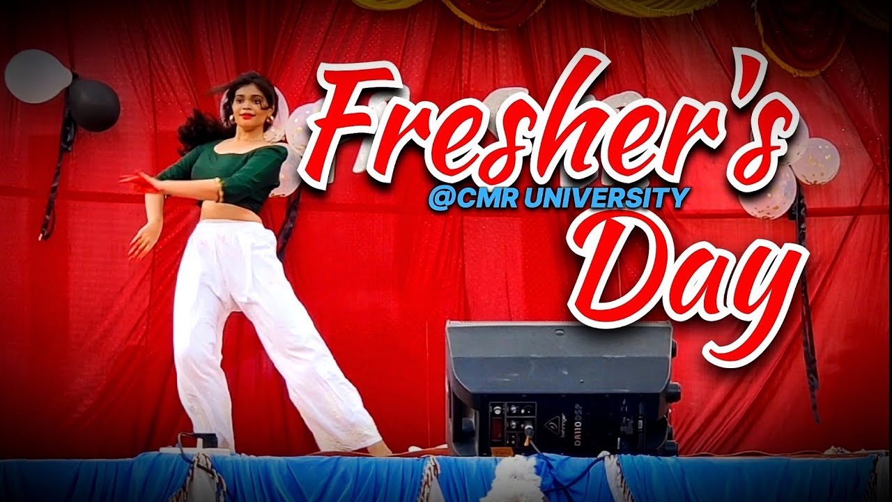 Celebrating my Last FRESHER'S Day @CMR.University