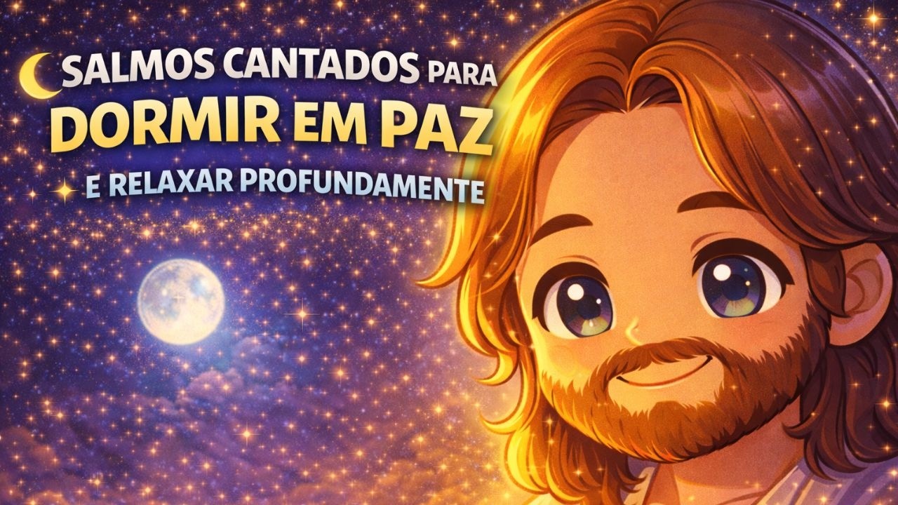 Salmos Cantados Para Dormir em Paz 🌙 Música Cristã Para Relaxar Profundamente e Acalmar a Mente