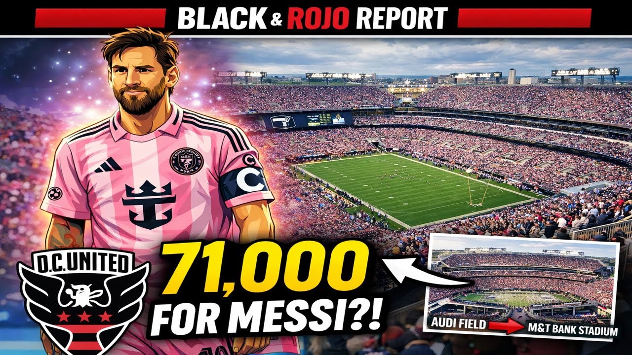 DC United Rents Out NFL stadium for Messi: DC United vs Inter Miami Preview #dcunited #messi #mls 