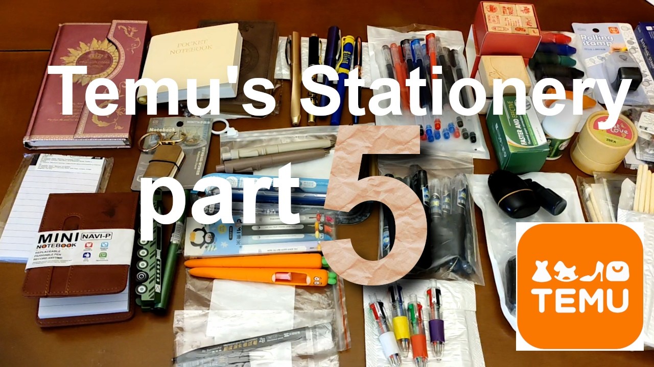 Temu's Stationery part 5