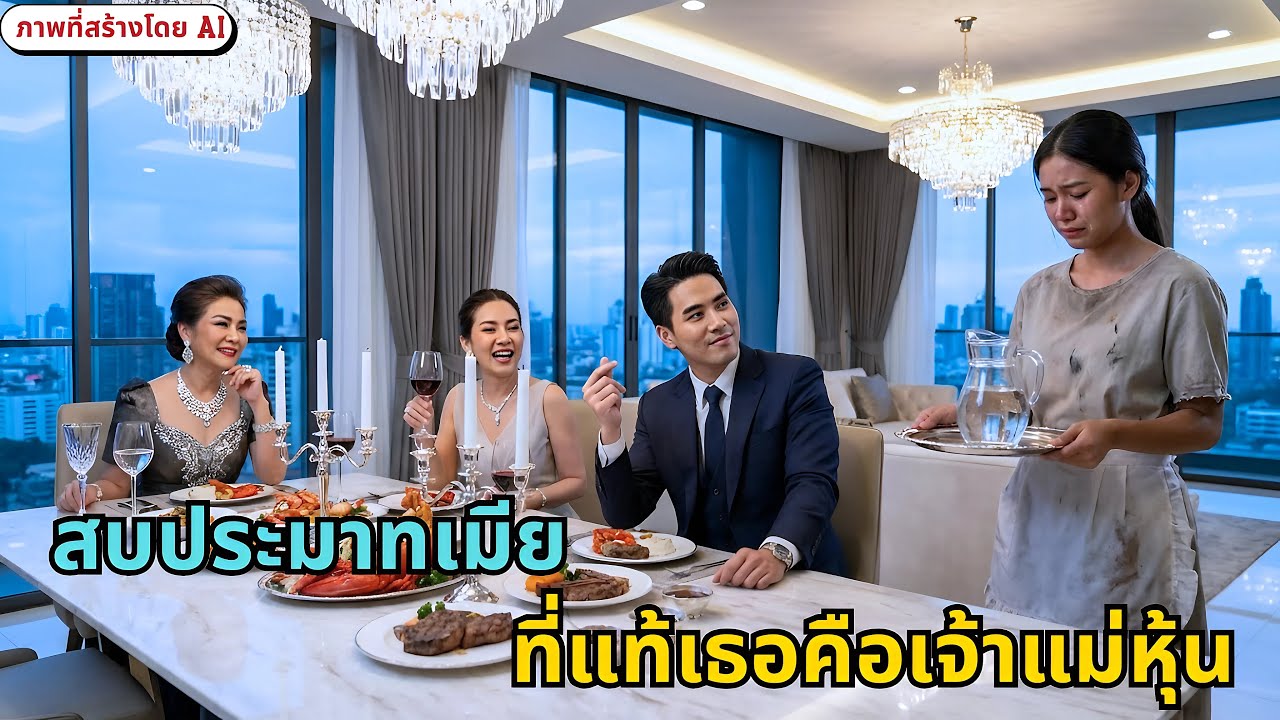 CEO หนุ่มดูถูกเมียพื้นเพต่ำ ตกใจจนหน้าถอดสีเมื่อหุ้นดิ่งเหวเพราะเธอ!(เรื่องแต่งโดย AI)