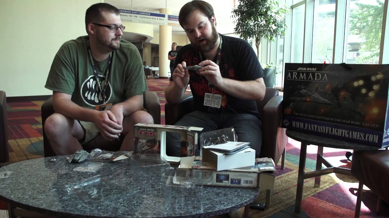 X-Wing Wave 5 Pre-Release at GenCon 2014 (Unboxing)