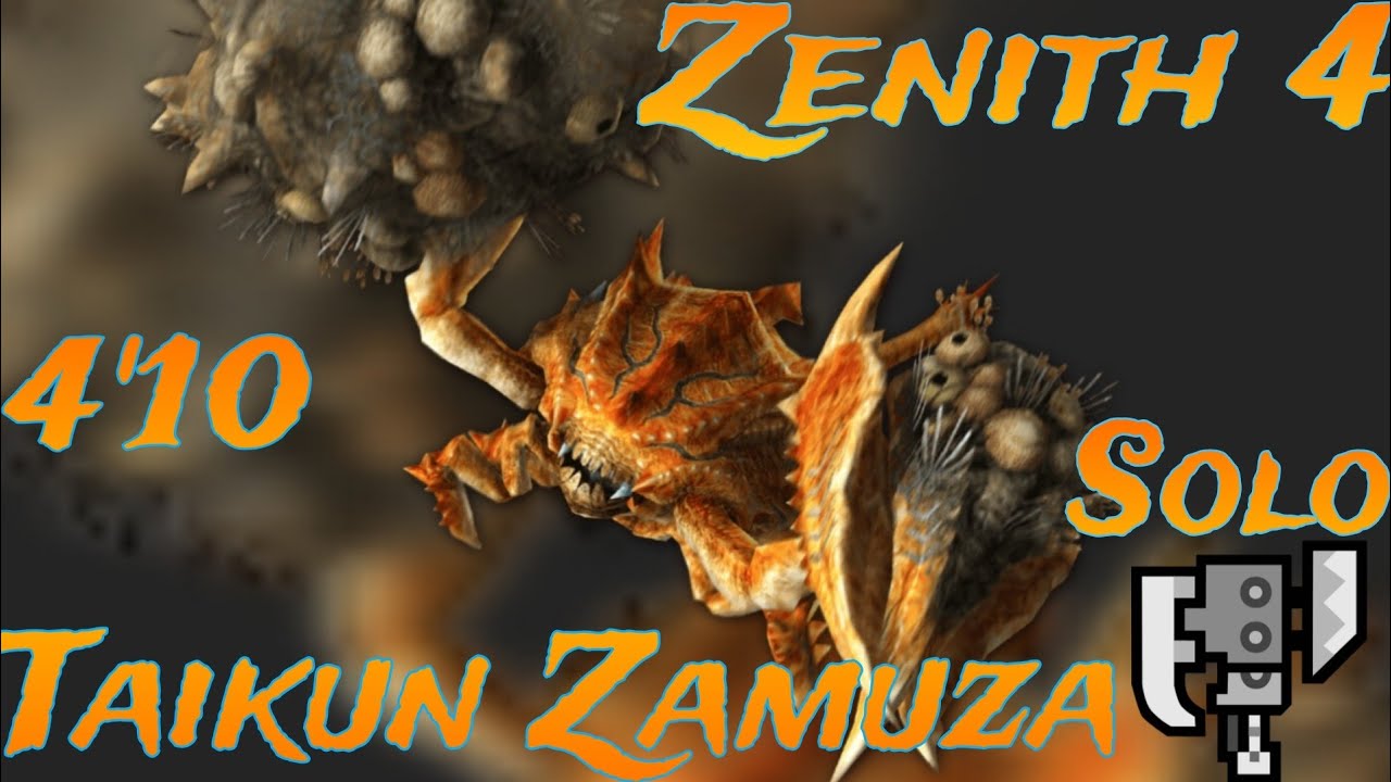 MHFZ - Zenith 4 Taikun Zamuza Solo Switch Axe F 4'10
