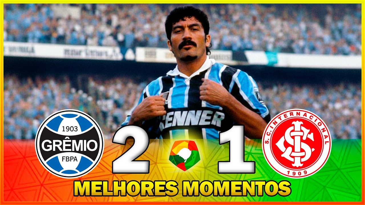 GRÊMIO 2 x 1 INTERNACIONAL ● MELHORES MOMENTOS ● CAMPEONATO GAÚCHO 1995 ● FINAL ● JOGO 02