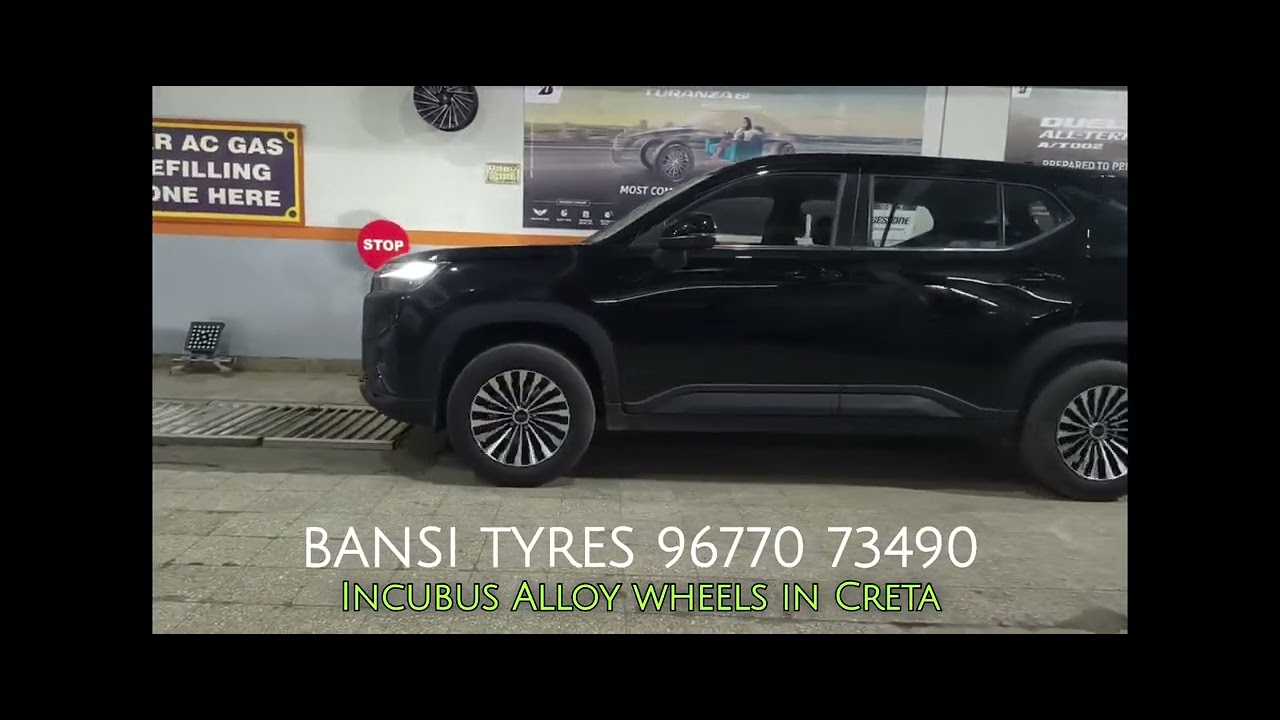 Incubus Tiger Alloys Wheels in Hyundai Creta. BansiTyres.com 96770 73490
