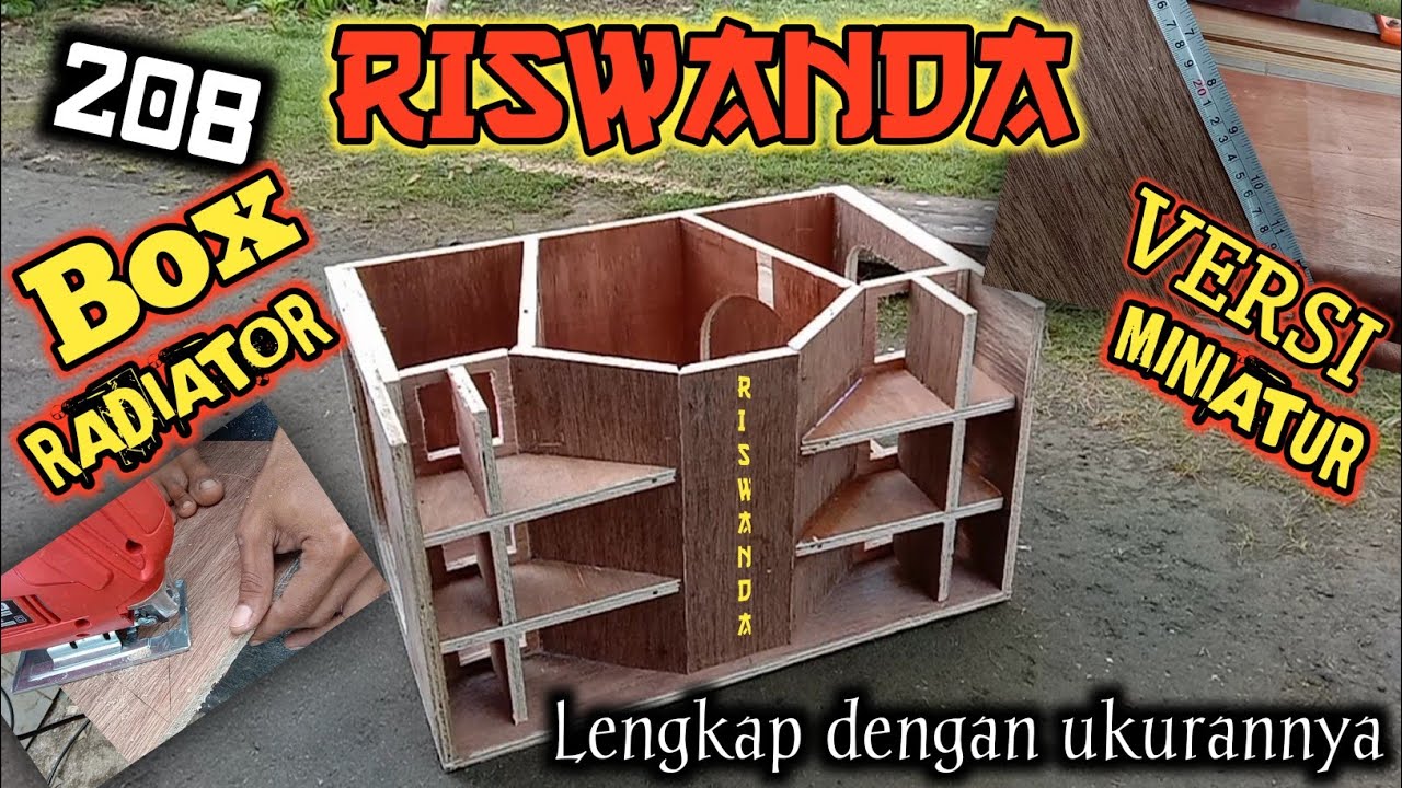 Cara membuat box radiator 8 inch
