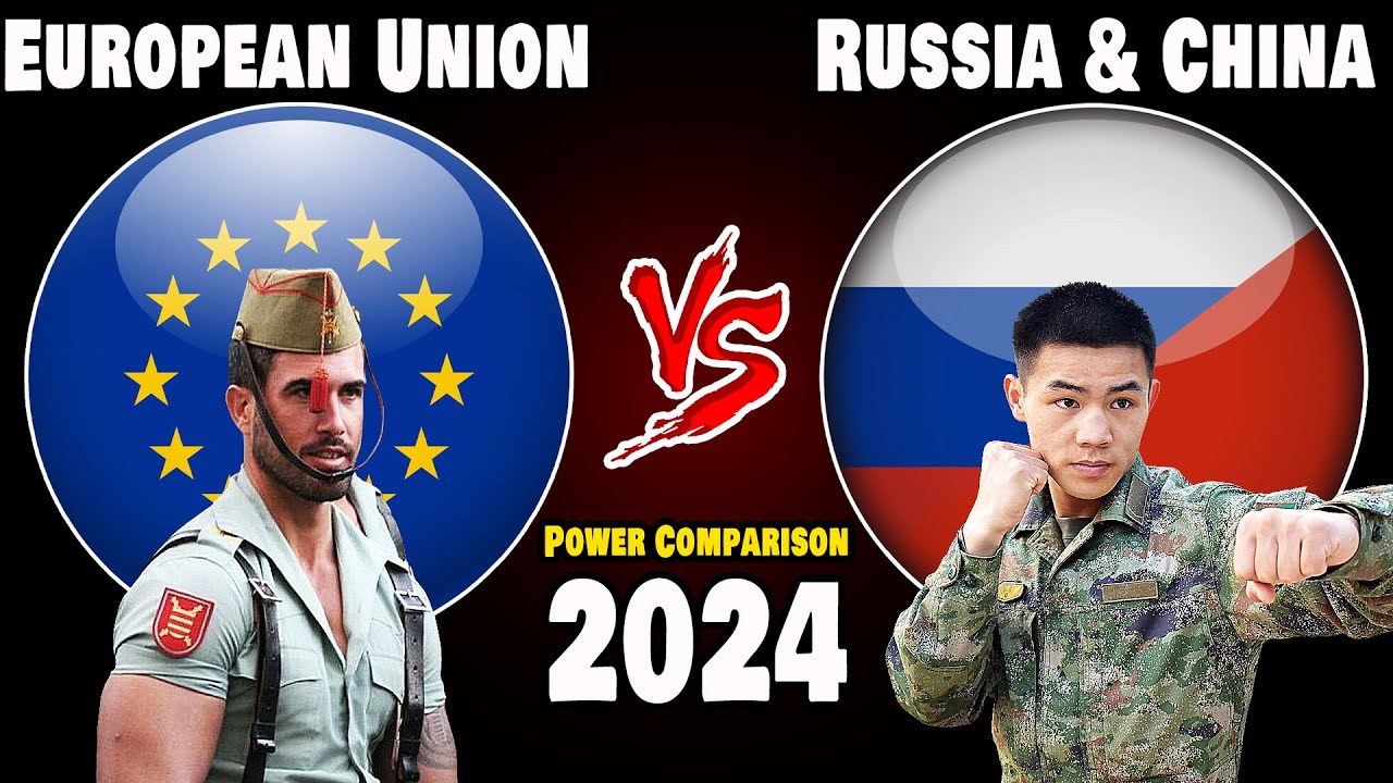 EU vs Russia & China Military Power Comparison 2024 #militarypower