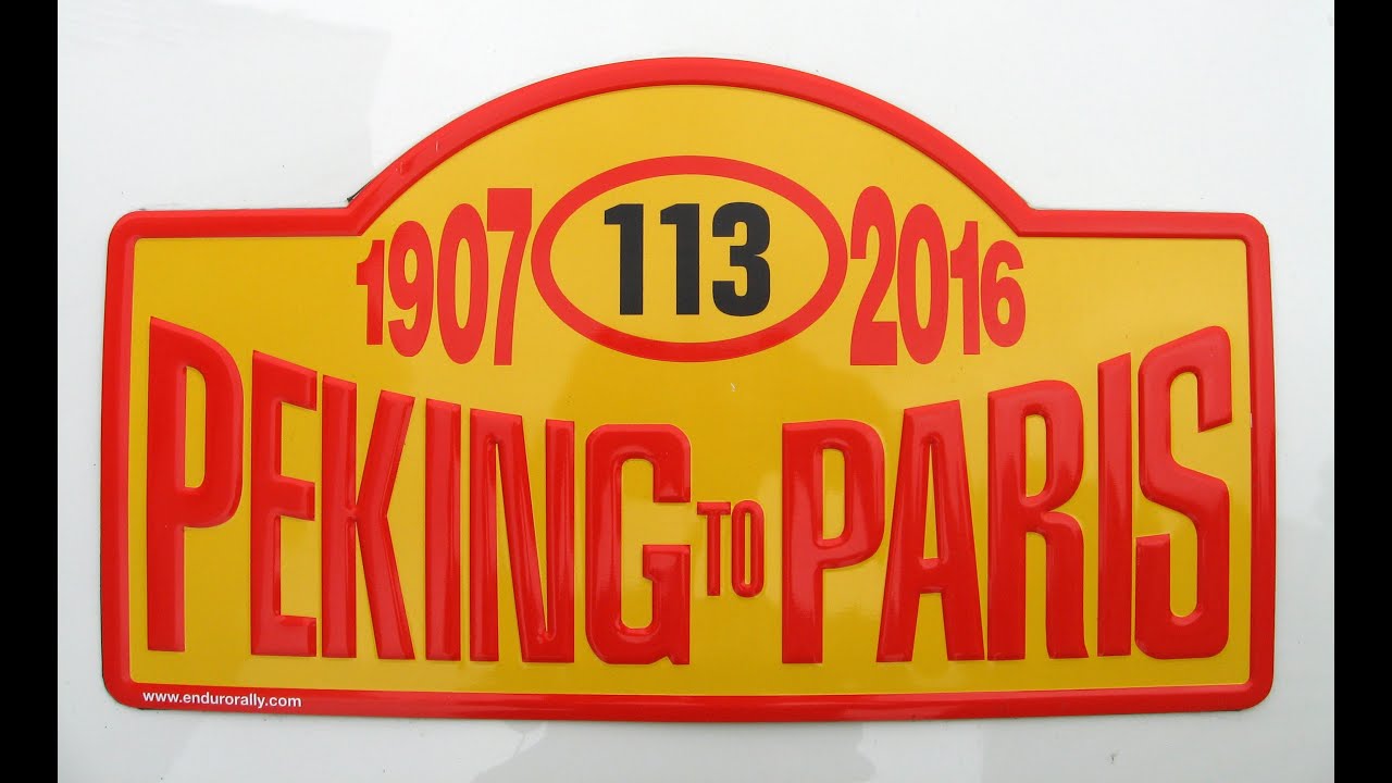 Motor Rally Peking to Paris 2016