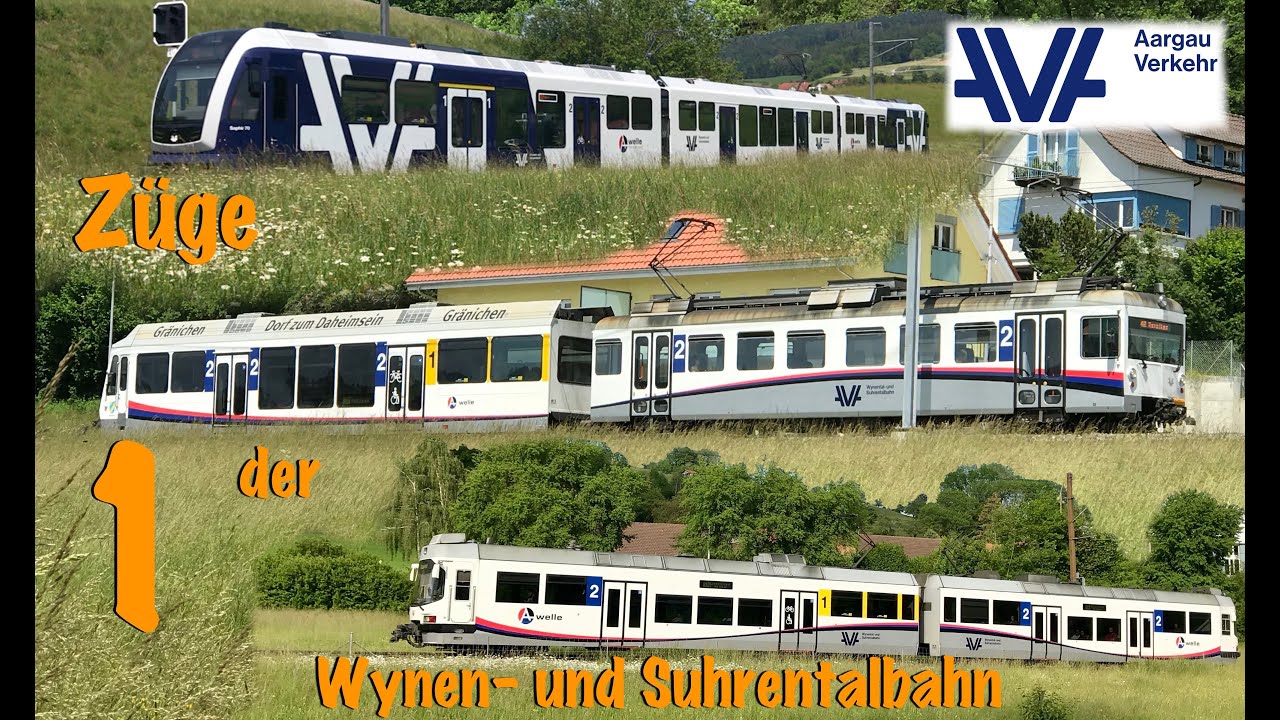 Trains of the Wynental & Suhrental Railway, Switzerland / Züge der Wynental- und Suhrentalbahn (1/3)