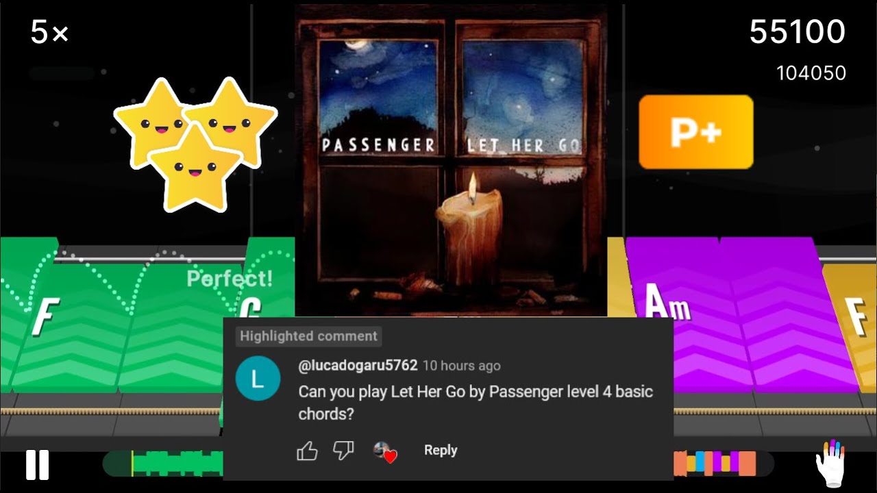 Let Her Go - Passenger - Level 4 Basic Chords - Yousician