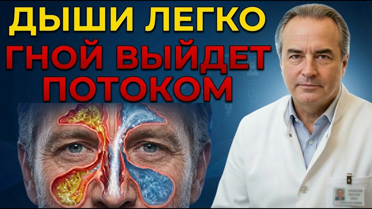 Делай это каждое утро и забудешь про насморк и гайморит. Проблема не там, где вы думаете