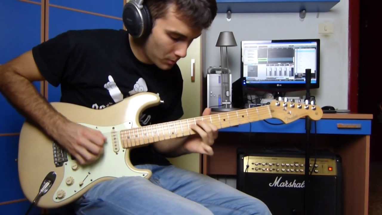 DiMarzio Transition (Steve Lukather) bridge pick up - Full demo (clean crunch lead)