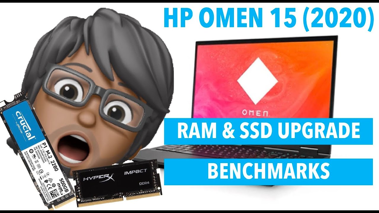 HP OMEN 15 (2020) | RAM & SSD Upgrade |  Benchmarks ( Cinebench  & User benchmark) |