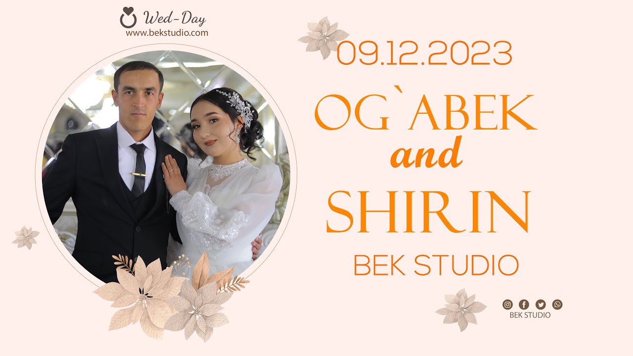 Og’abek & Shirin (09.12.2023) Shodlik to’yxonasi