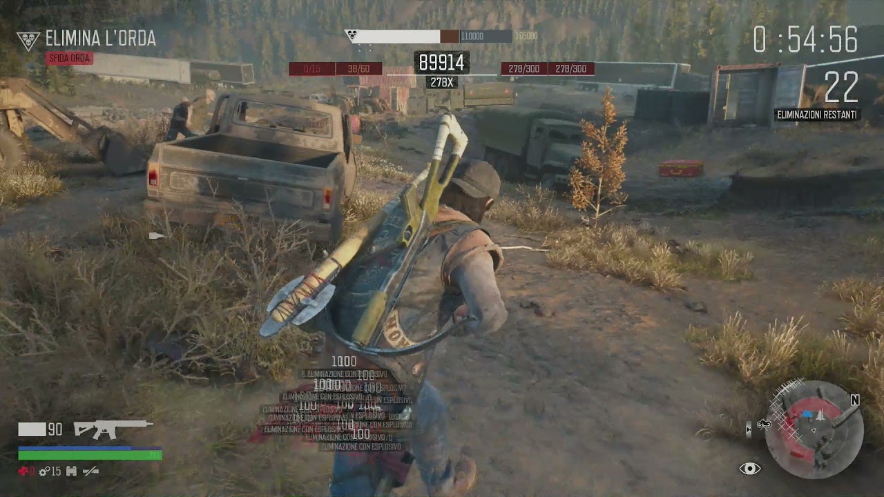 Days Gone PS4 Sfida - Impavido cavaliere [ORO 166.593]