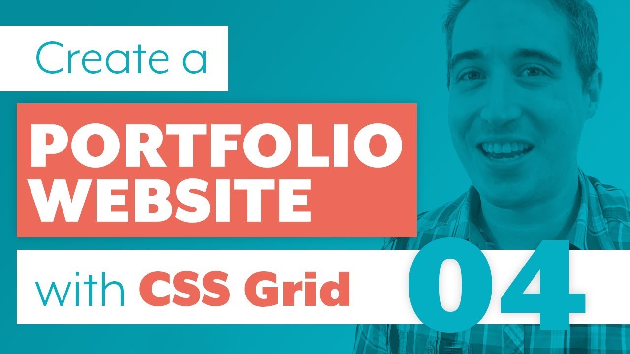 How to create a Portfolio Website with CSS Grid & Sass | Part 4: About Section using Grid Line Names