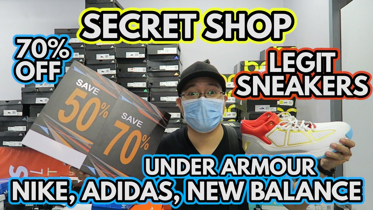 OUTLET NG MGA SAPATOSBAGSAK PRESYO NA ANG MGA NIKE, ADIDAS, UNDER ARMOUR, NEW BALANCE, & SKECHERS!