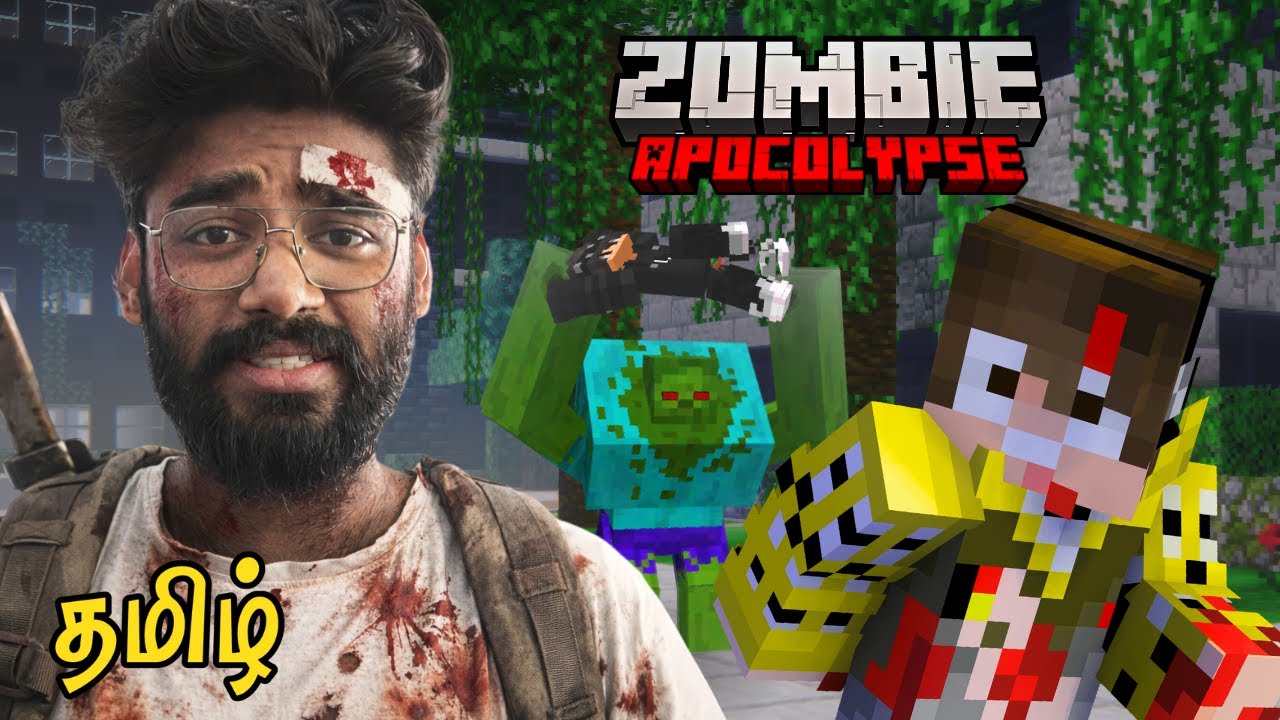 Minecraft Tamil | Surviving 100 Days in Horror Minecraft Mod - தமிழ்