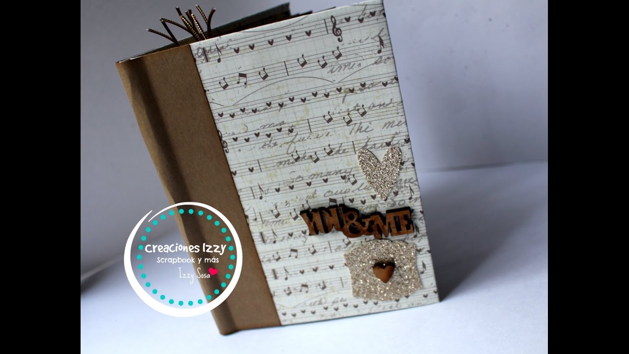 Tutorial Mini Album con sobres......  Scrapbook en español * Creaciones Izzy