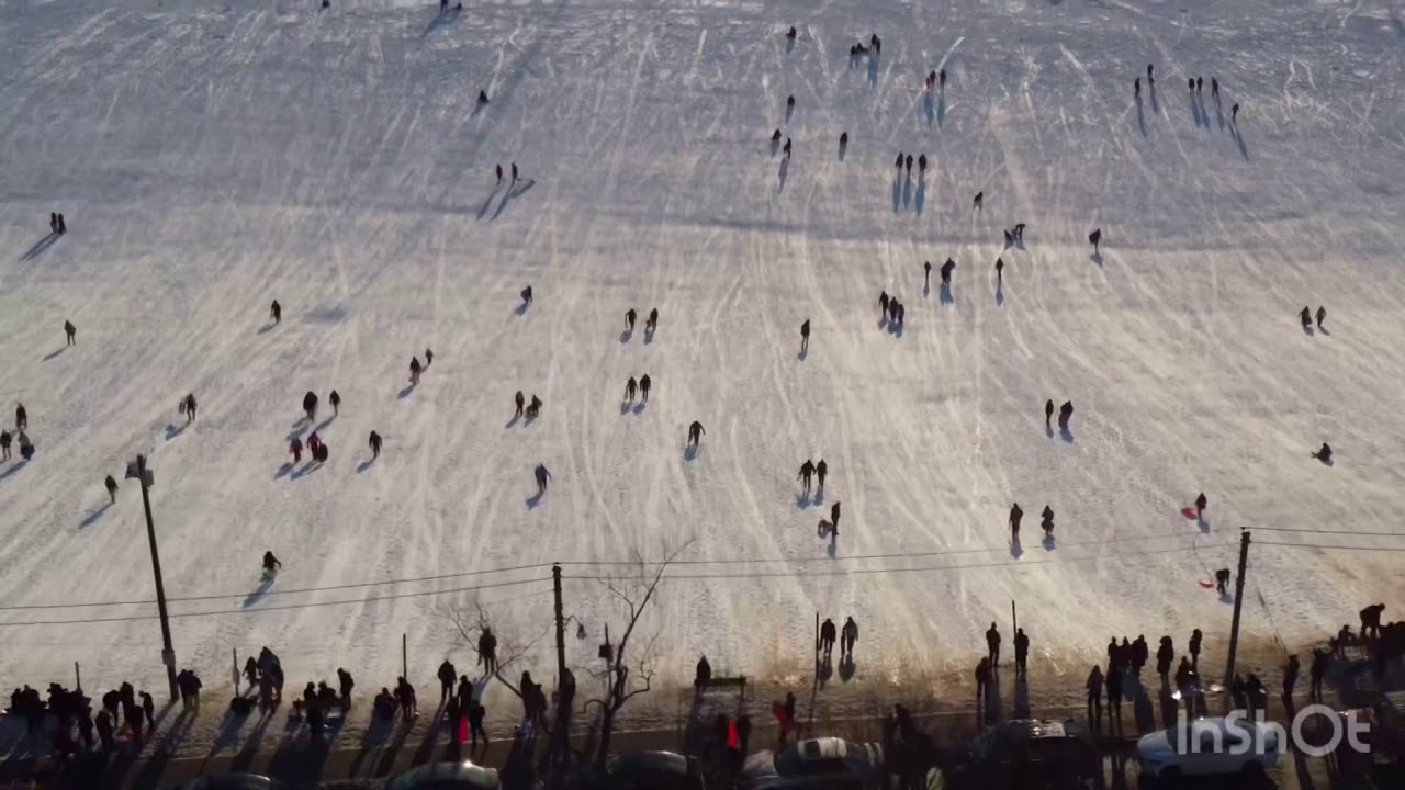 Tobogganing at Riverdale Park