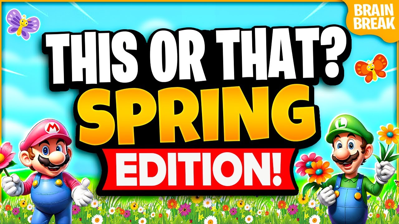 Spring This or That | Spring Brain Break | Spring Games For Kids | Just Dance | GoNoodle