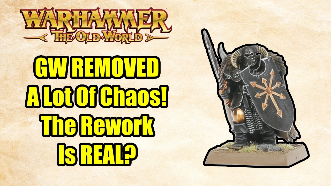 GW Just Removed A LOT Of Chaos Warriors - The Rework Is Real? - Warhammer The Old World - NEWS