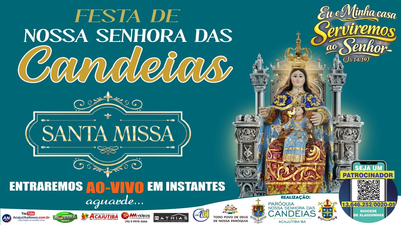 MISSA FESTIVA | FESTA DE NOSSA SENHORA DAS CANDEIAS 2026