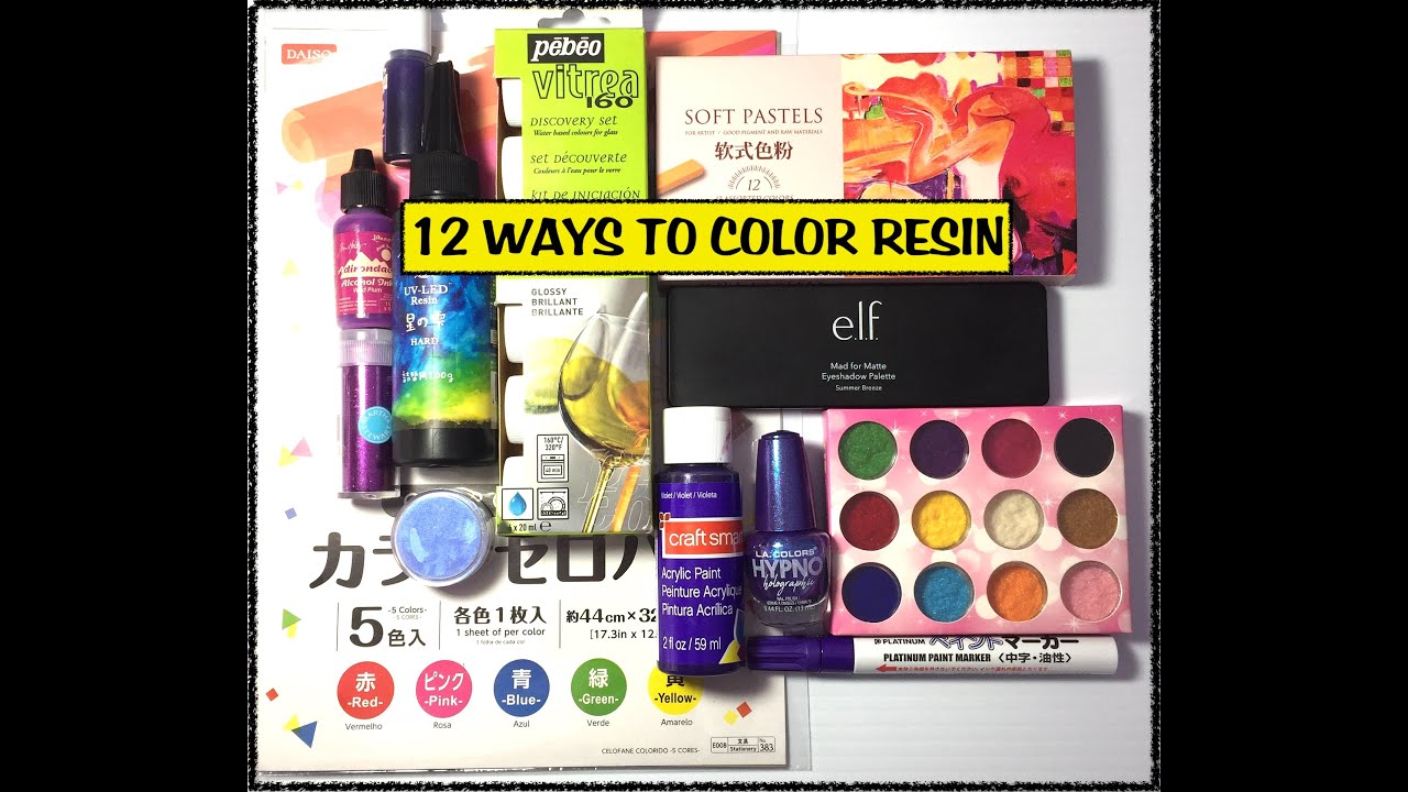 12 Ways to Color UV Resin