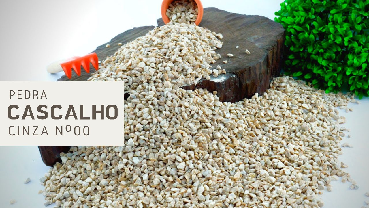 Pedra Cascalho Cinza N&ordm;00