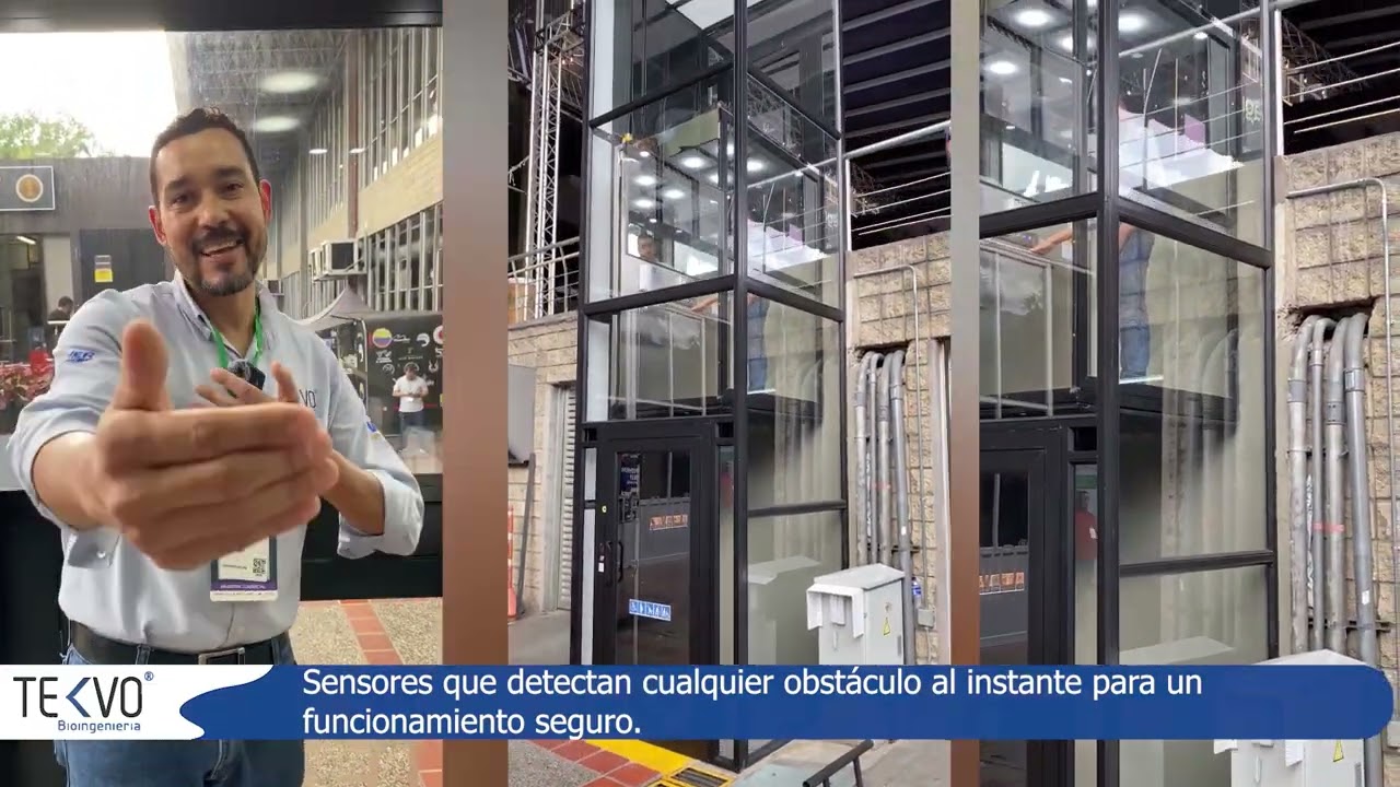 Ascensores silla de ruedas Plaza Mayor Medellín. Accesibilidad www.tekvo.co