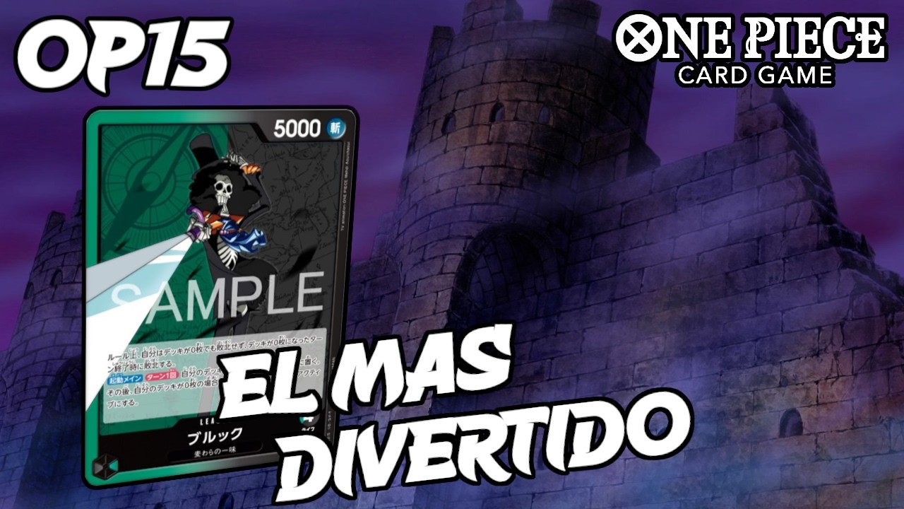 Probamos Brook Op15: El deck más loco del set | One Piece TCG en Español