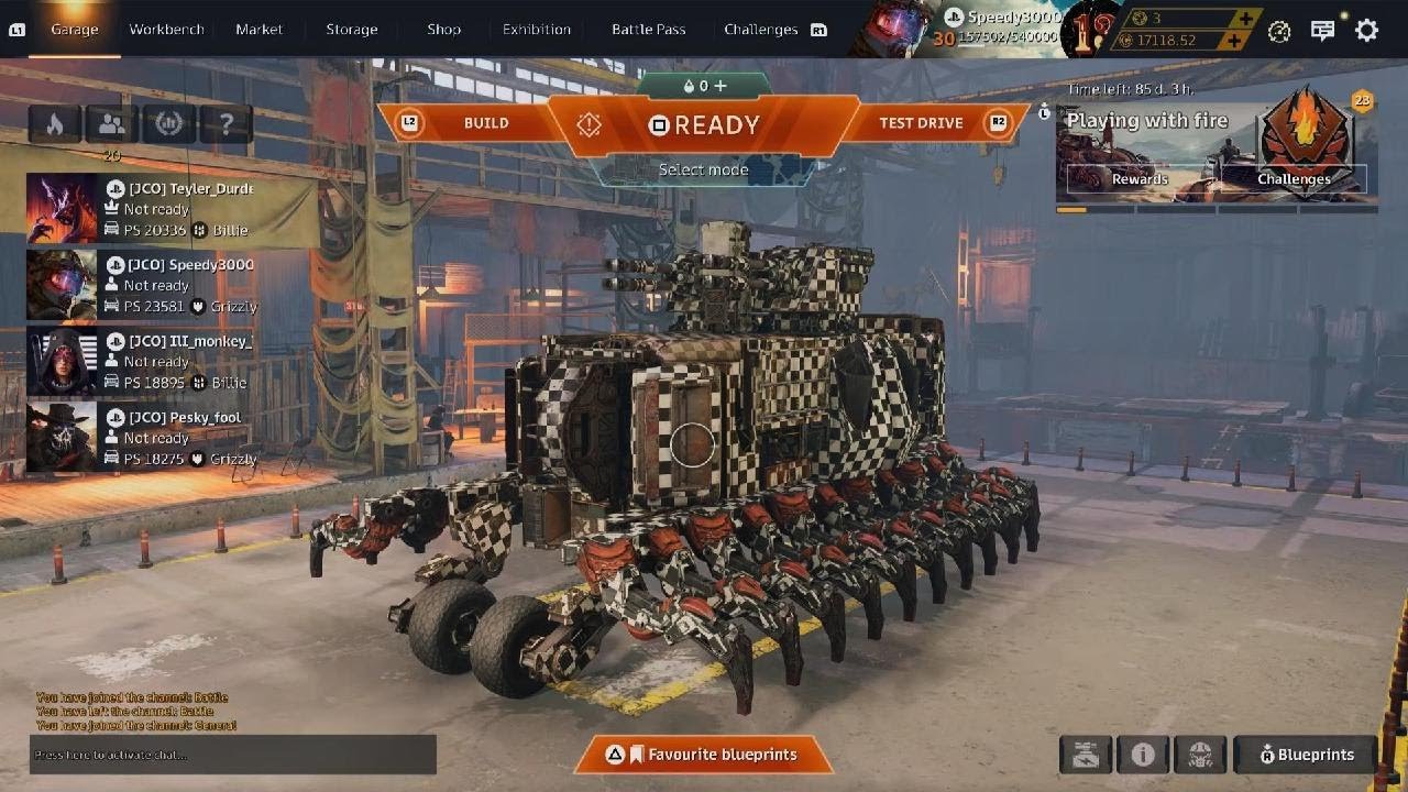 Crossout Clan War - JCO vs GROOT