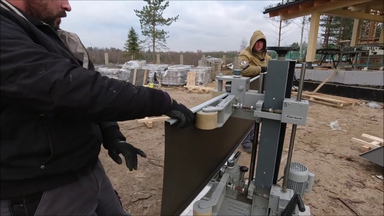 Станок SCHLEBACH RBM 25!Изготовление радиусных картин! Радиусная кровля!