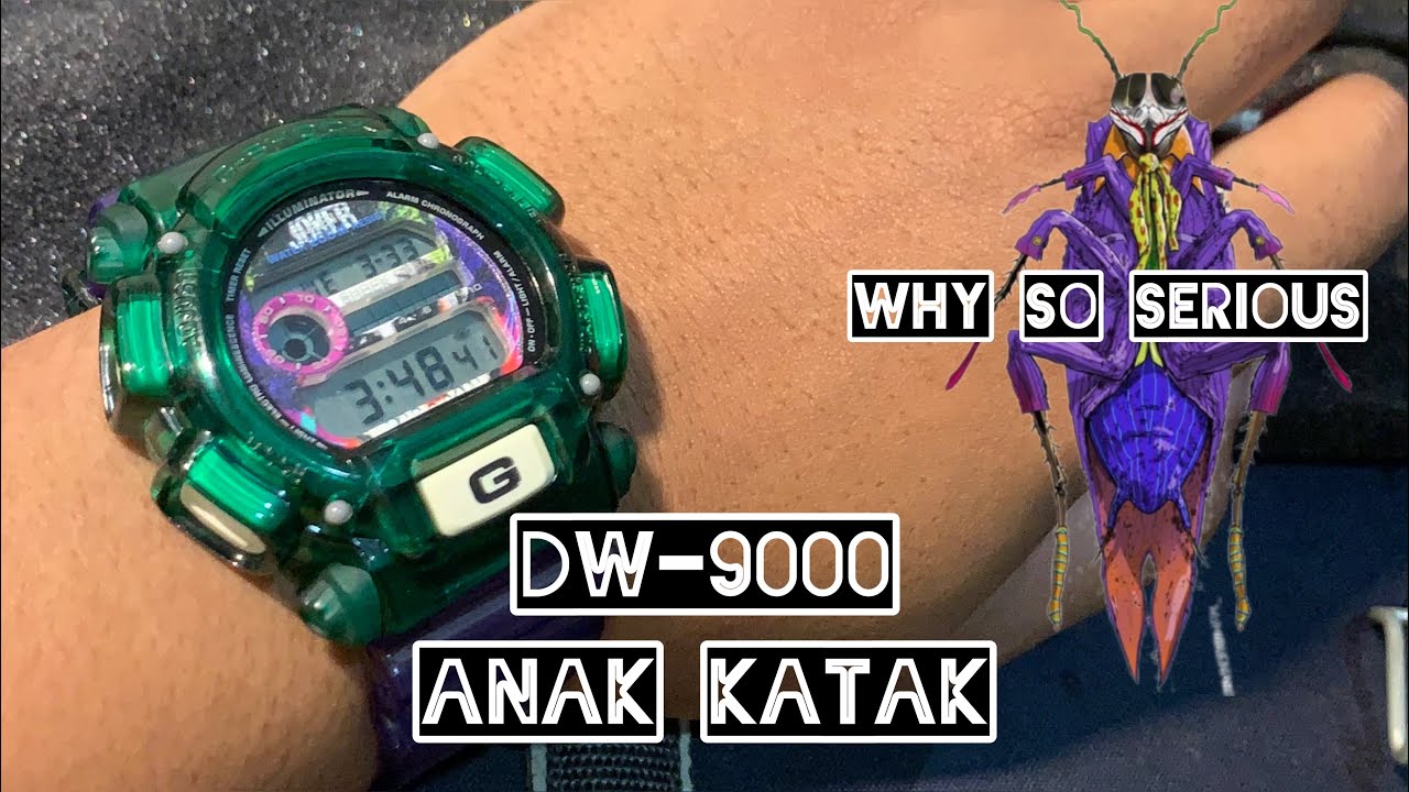 G-SHOCK DW-9000 anak katak custom joker
