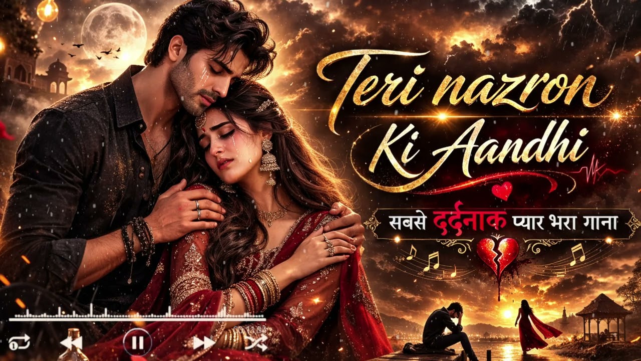 💔 Teri Nazron Ki Aandhi | तेरी नज़रों की आँधी | Romantic Hindi Love Song 😢 Viral Music