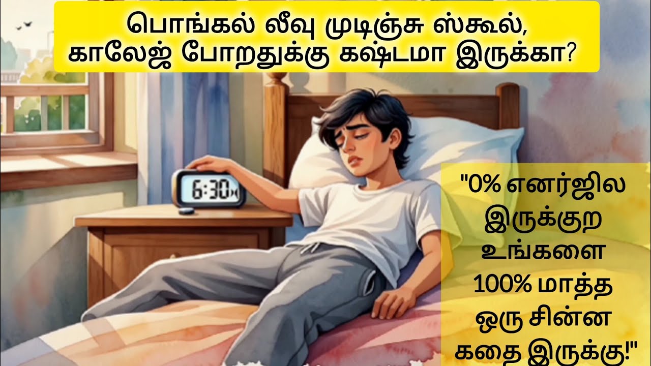 சோர்வை விரட்டி சாதிக்க இந்த ஒரு கதை போதும்! 🚀 | Student Motivation Tamil